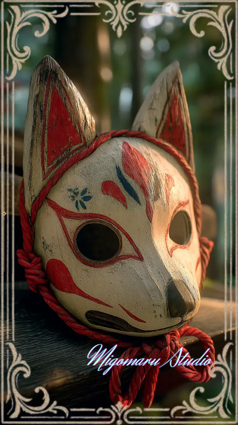 ヤマイヌのお面